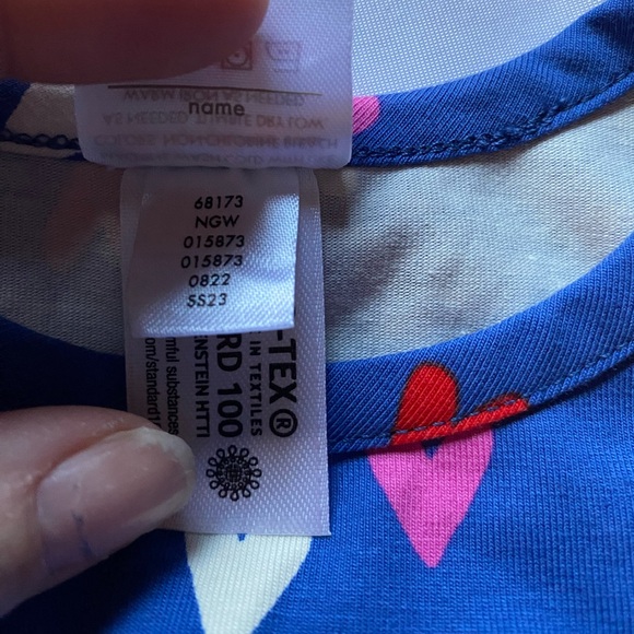 NWOT Hanna Andersson Girls Skater Dress- Size 70cm/6-12 mos. - Picture 6 of 9